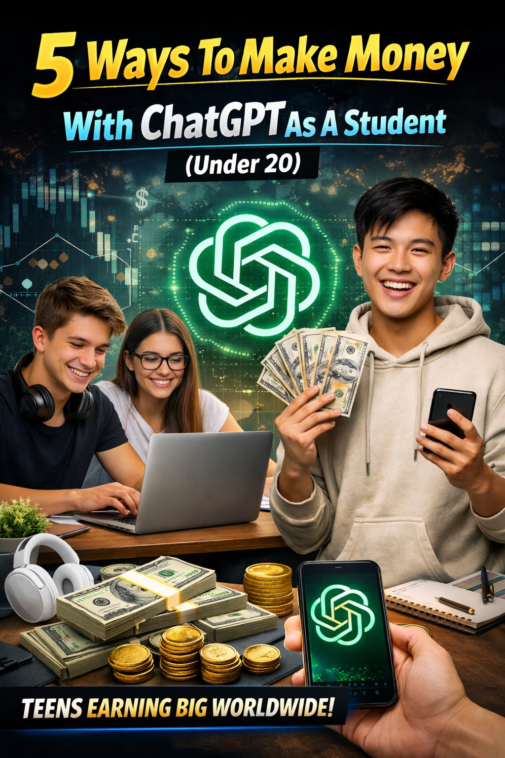 5 Ways To Make Money With ChatGPT As A Student (Under 20)